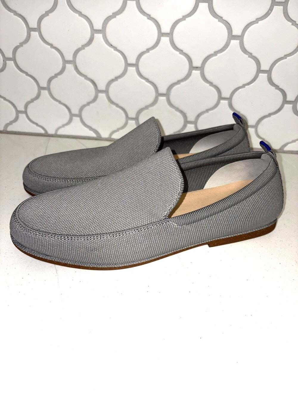 Rothy's The Ravello Loafer Men's 9.5 Grey Flexible Upper Business Casual Classic